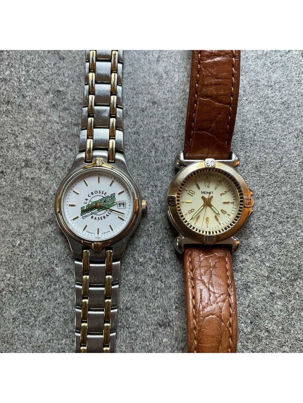 Pair Of Vintage Caravelle And Monet Womens Watches Both Watche Run Great A10